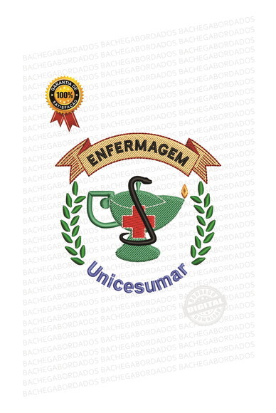 Matriz Bordado Enfermagem Unicesumar