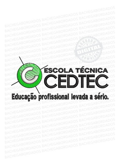 Matriz Bordado Escola Técnica Cedtec