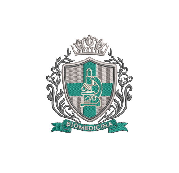 Matriz Bordado Escudo Biomedicina 1