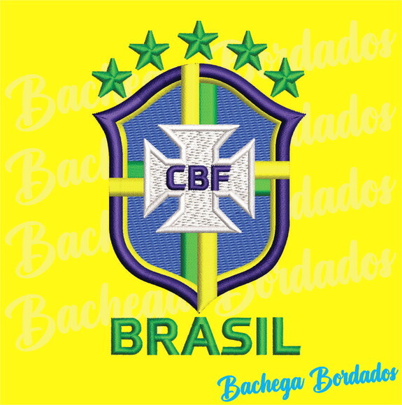 Matriz Bordado Escudo Cbf Oficial