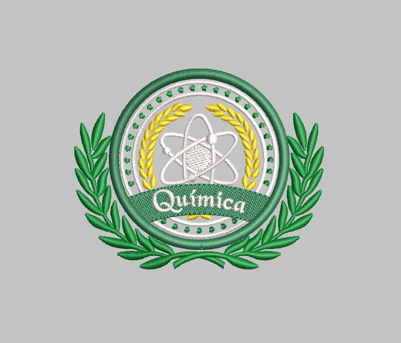 Matriz Bordado Escudo de Química