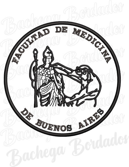 Matriz Bordado Faculdade de Medicina de Buenos Aires