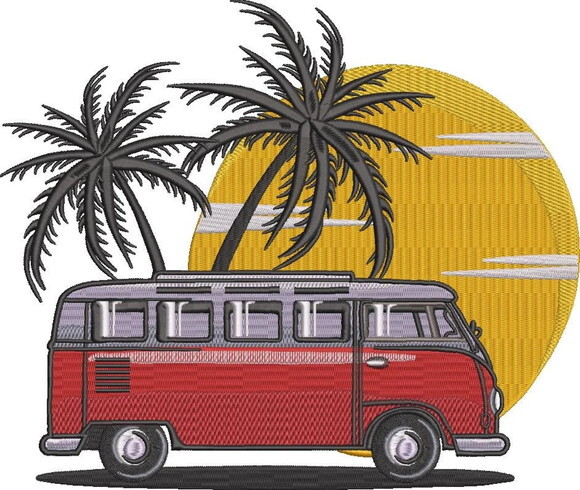 Matriz Bordado Férias de Verão