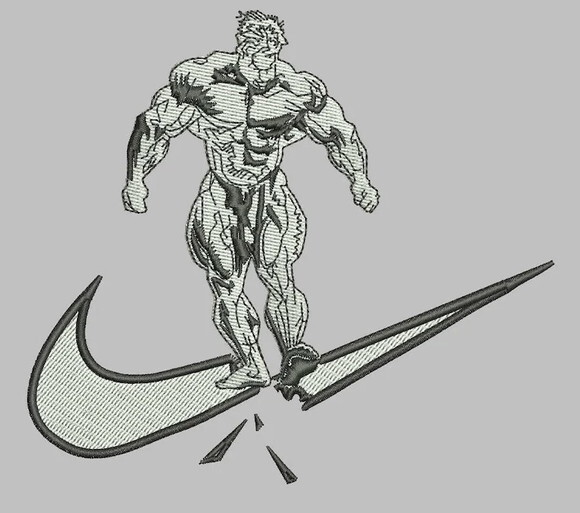 Matriz Bordado Fisiculturista Bodybuilder