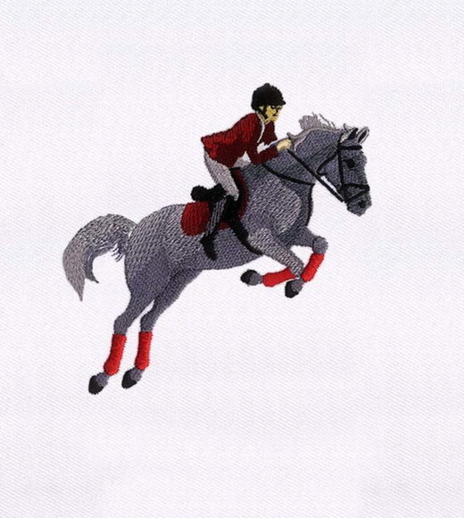 Matriz Bordado Gallant Jockey Horse
