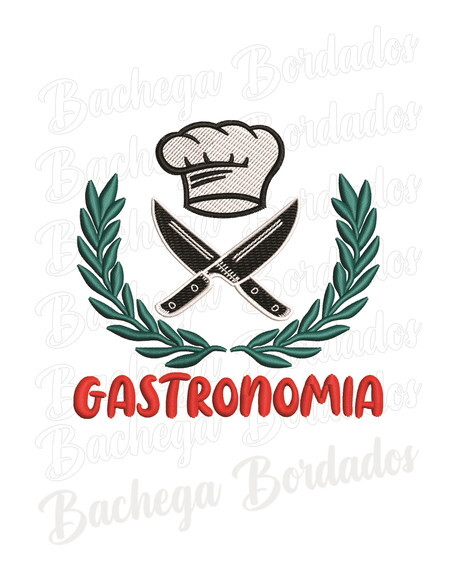 Matriz Bordado Gastronomia
