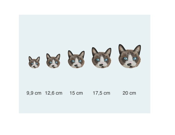 Matriz Bordado Gatinho Realista