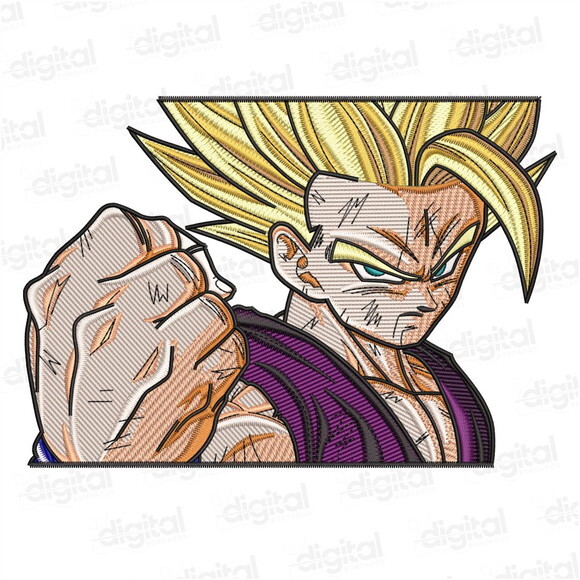 Matriz Bordado Gohan Ss2