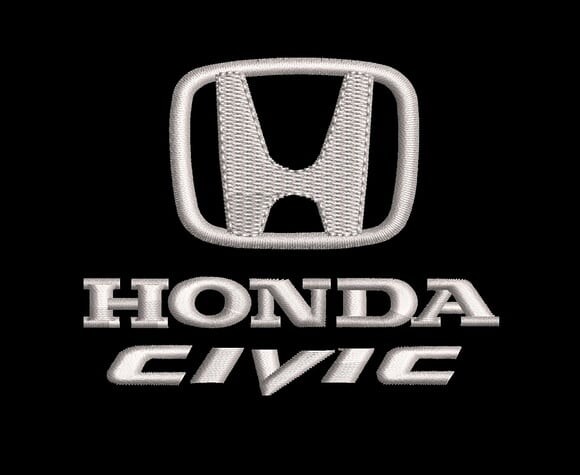 Matriz Bordado Honda Civic Logo