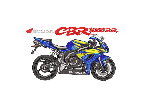 Matriz Bordado Honda Moto Cbr1000 Rr 2