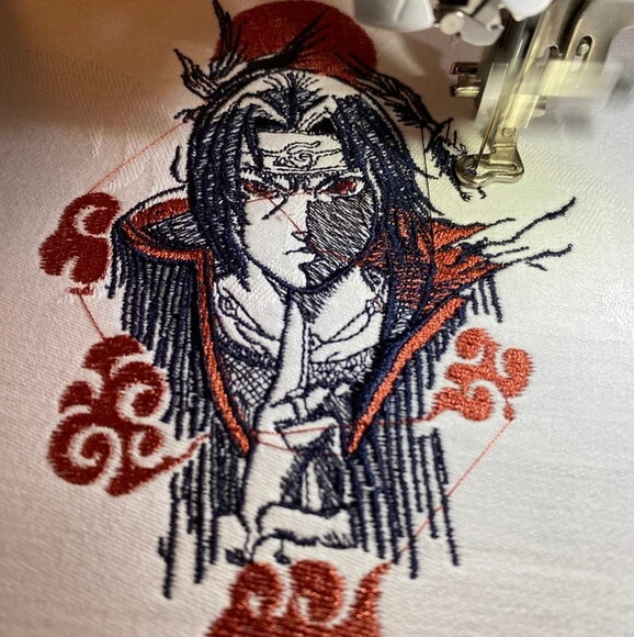 Matriz Bordado Itachi Uchiha Águia
