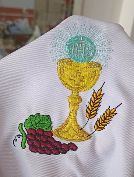 Matriz Bordado Jhs Cálice