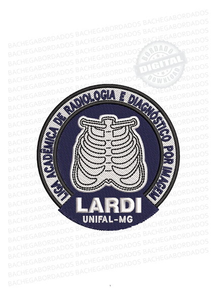 Matriz Bordado Lardi - Liga Acadêmica de Rad. e Diagnóstico.