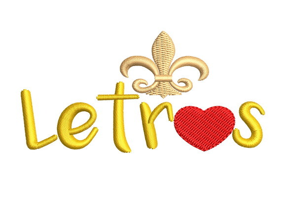 Matriz Bordado Letras