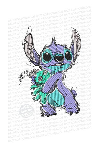 Matriz Bordado Lilo Stitch Concept