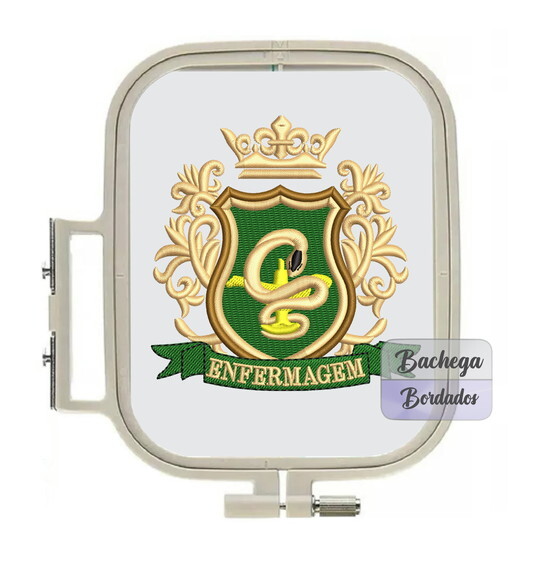 Matriz Bordado Logo Enfermagem
