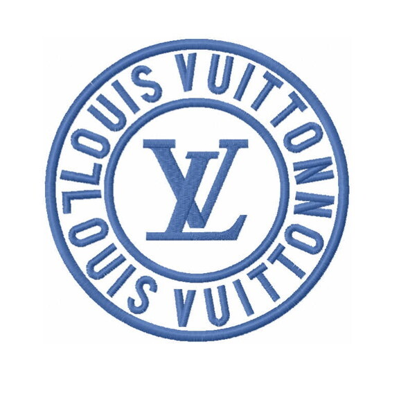 Matriz Bordado Louis Vuitton Azul