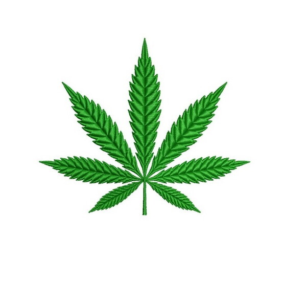 Matriz Bordado Marijuana