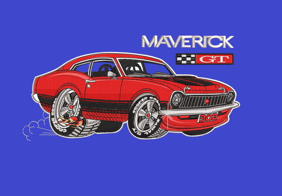 Matriz Bordado Maverick Gt