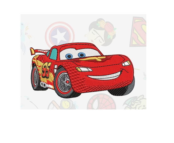 Matriz Bordado Mcqueen Alta Qualidade
