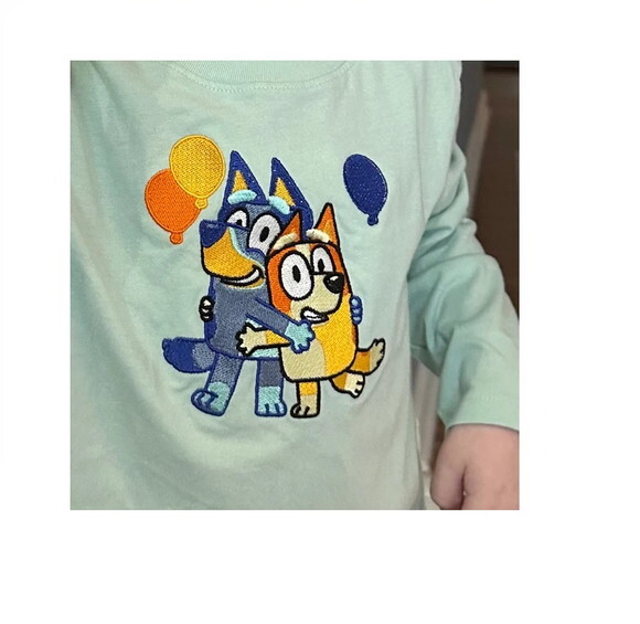 Matriz Bordado Mini Bluey Dog Aniversário Infantil