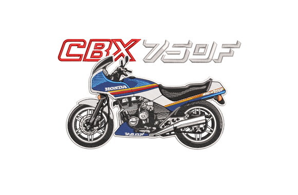 Matriz Bordado Moto Cbx 750f 4