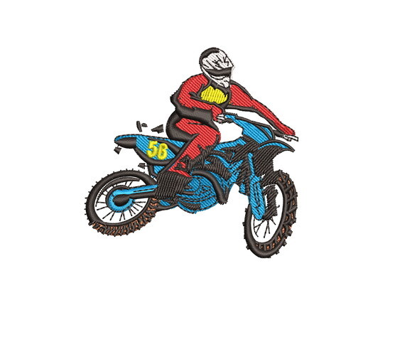 Matriz Bordado Motocross Crf