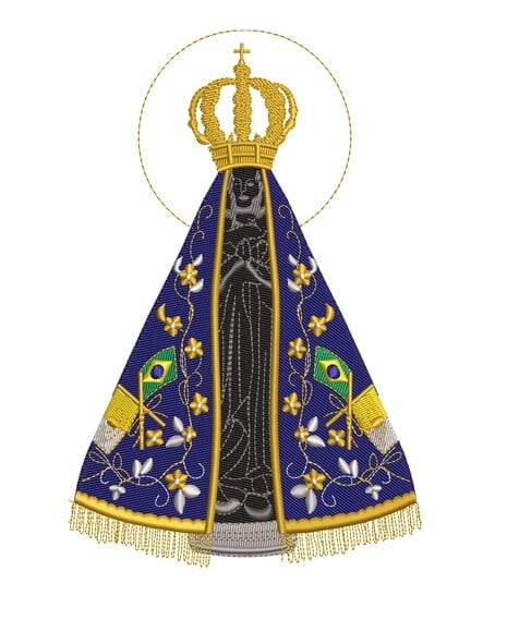 Matriz Bordado Nossa Senhora Aparecida