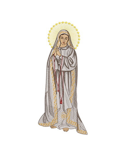 Matriz Bordado Nossa Senhora de Fátima