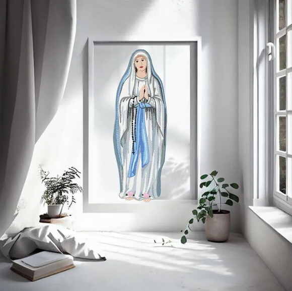 Matriz Bordado Nossa Senhora de Lourdes - Grande