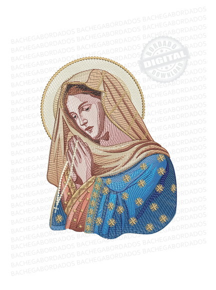 Matriz Bordado Nossa Senhora do Rosário