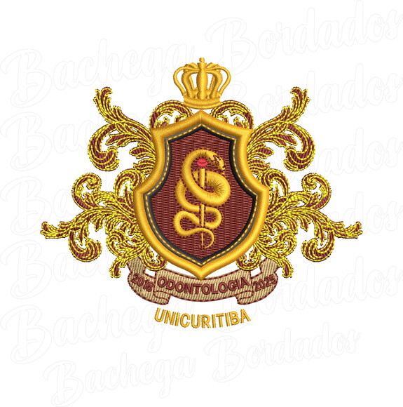 Matriz Bordado Odontologia Unicuritiba