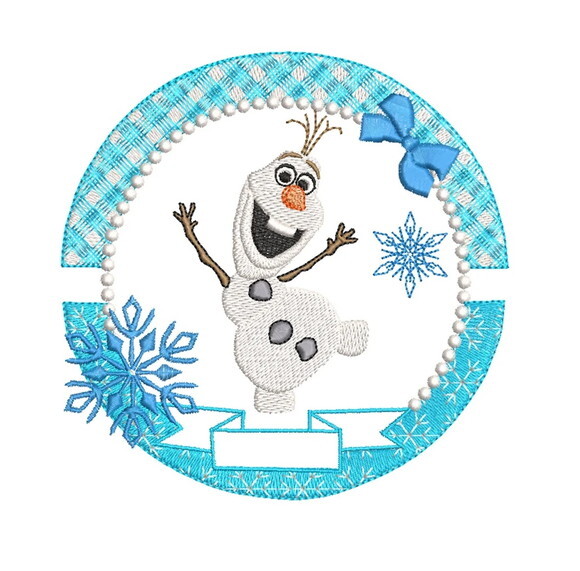 Matriz Bordado Olaf Frozen