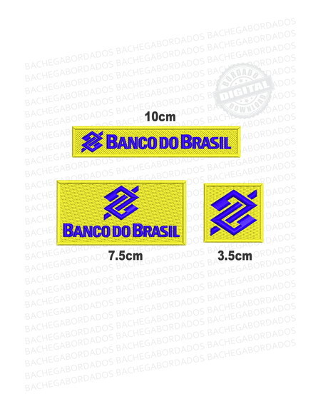 Matriz Bordado Pacote Banco do Brasil - Bb
