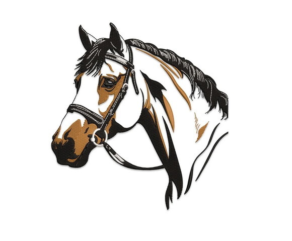 Matriz Bordado Pacote Cabeças de Cavalos