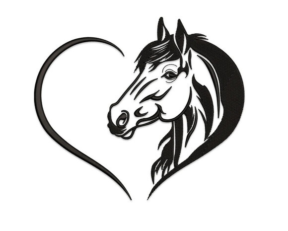 Matriz Bordado Pacote Cabeças de Cavalos