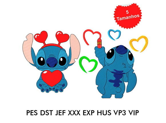 Matriz Bordado Pacote Completo Lilo Stitch