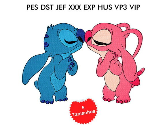 Matriz Bordado Pacote Completo Lilo Stitch