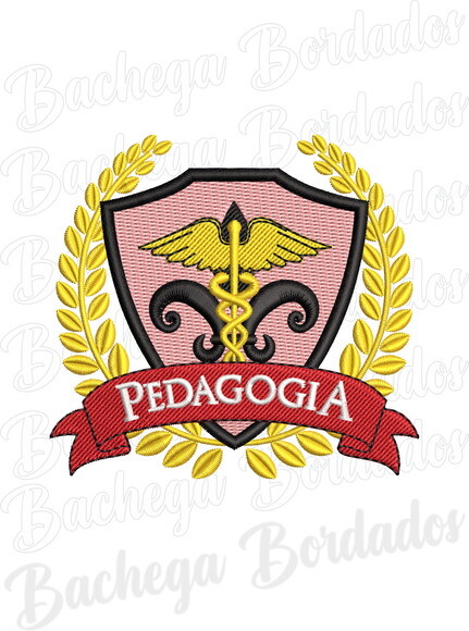Matriz Bordado Pedagogia Brasão