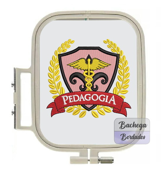 Matriz Bordado Pedagogia Brasão