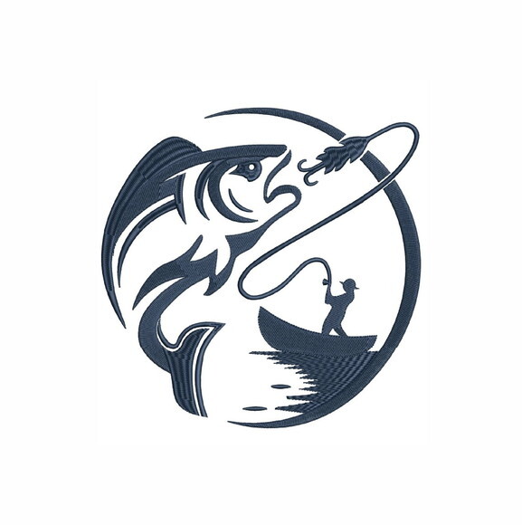 Matriz Bordado Peixe e Pesca 2