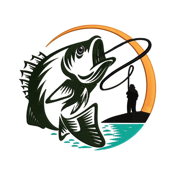 Matriz Bordado Peixe e Pesca 8