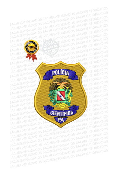 Matriz Bordado Polícia Científica - Pará
