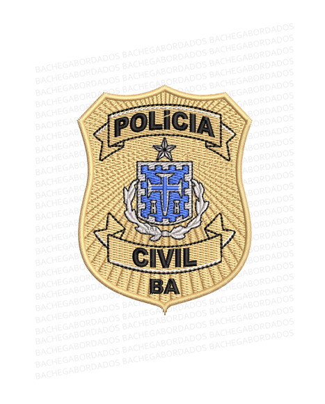 Matriz Bordado Polícia Civil Ba