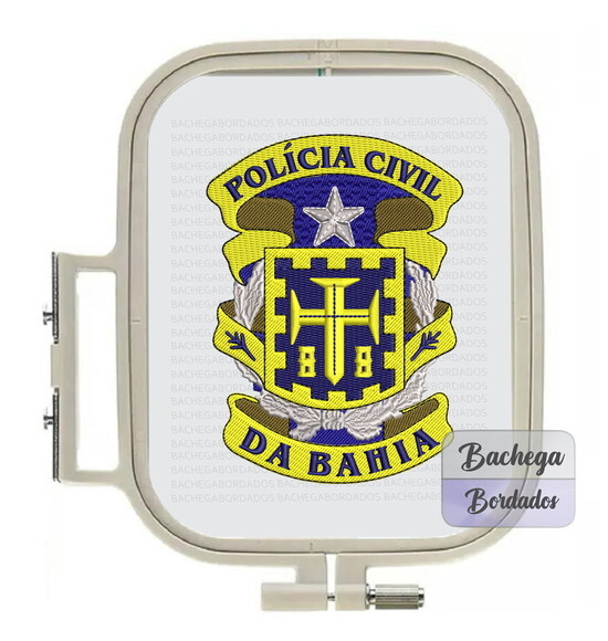 Matriz Bordado Policia Civil da Bahia