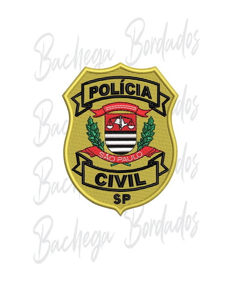 Matriz Bordado Polícia Civil SP