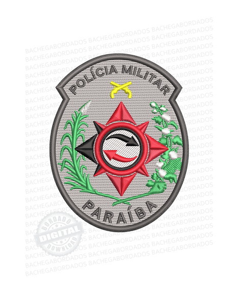 Matriz Bordado Polícia Militar da Paraíba