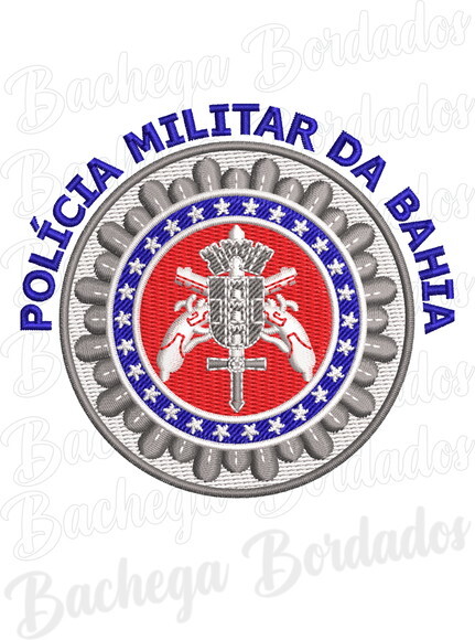 Matriz Bordado Polícia Militar da Bahia