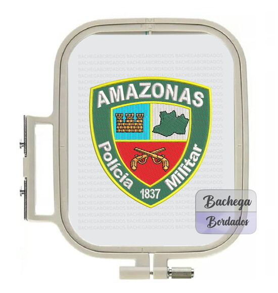 Matriz Bordado Polícia Militar do Amazonas