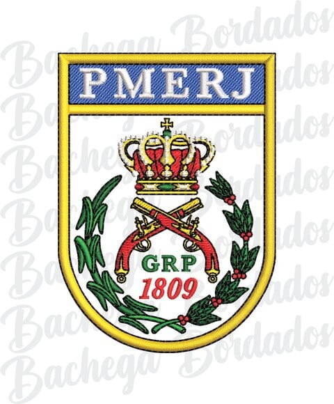 Matriz Bordado Policia Militar do Rio de Janeiro - RJ